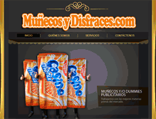 Tablet Screenshot of munecosydisfraces.com